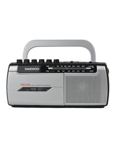 DAEWOO Radio Cassette AM/FM Pila y Corriente DW1107