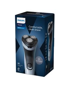PHILIPS Afeitadora de Barba Series 3000X Recargable Seco y Mojado Cable Carga Usb X3003