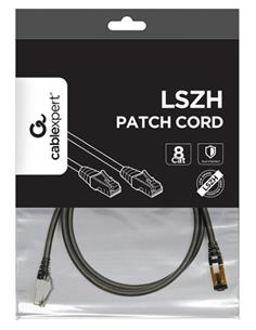 CABLEXPERT Cable Red Rj45 Cat8 1Mtr Negro