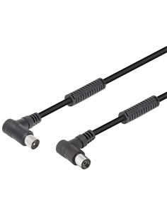 NIMO Cable Antena TV M/H Rectos 2.5 Mtrs Negro con Filtro WIR1347