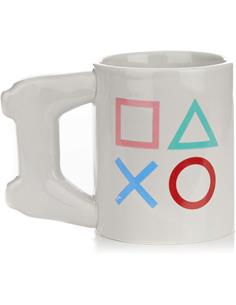 PLAYSTATION Taza Con logo PS y Mango Diseño Mando Play