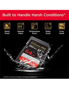 SANDISK Tarjeta Memoria SDXC 64Gb Extreme Pro UHS-I 200MB/s 4K V30