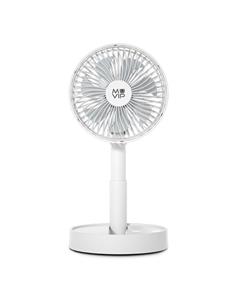 MUVIP Ventilador Portatil Recargable Plegable 6", 5W, 4 Velocidades MV0549