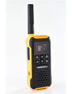 DYNASCAN F-15 Pack 2 Emisora PMR446 Flota en agua, IP67, 16 Canales, 500MW con 2 pinganillo gratis