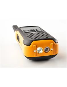 DYNASCAN F-15 Pack 2 Emisora PMR446 Flota en agua, IP67, 16 Canales, 500MW con 2 pinganillo gratis