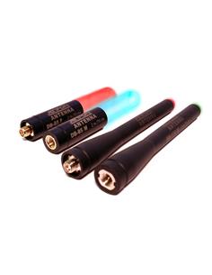JETFON Antena DB-85F Dual Banda VHF/UHF con Led Rojo,8.5cm,Conector SMA