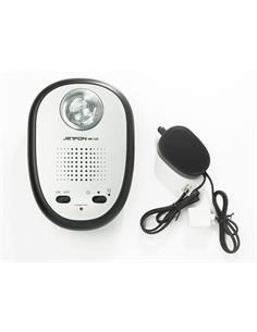 JETFON Timbre Inalambrico Para Telefono WR-125 Con Luz,433 MHZ,50M,3 TONOS,