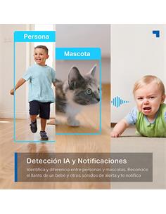 TP-LINK Camara Vigilancia IP Wifi TAPO C225 360º.Vision Nocturna,Smart AI Deteccion 4MP
