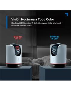 TP-LINK Camara Vigilancia IP Wifi TAPO C225 360º.Vision Nocturna,Smart AI Deteccion 4MP
