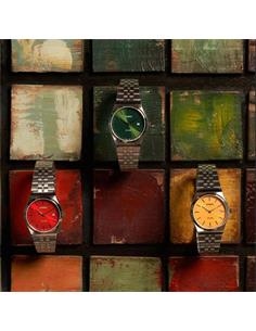 CASIO COLECCION MTP-B145D-9AVEF Reloj Analogico Acero Inox Con Esfera Amarilla ,Fecha ,Resist al Agu