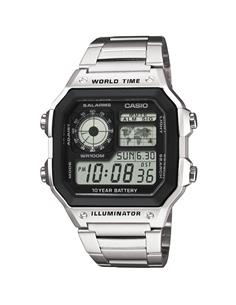 CASIO COLECCION AE-1200WHD-1AVEF Reloj Digital Acero inox,Cronometro,Temporizador,Resist al Agua