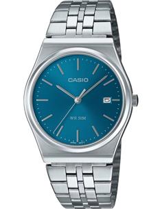 CASIO COLECCION MTP-B145D-2A2VEF Reloj Analogico Acero Inox Con Esfera Azul ,Fecha ,Resist al Agua