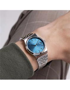 CASIO COLECCION MTP-B145D-2A2VEF Reloj Analogico Acero Inox Con Esfera Azul ,Fecha ,Resist al Agua