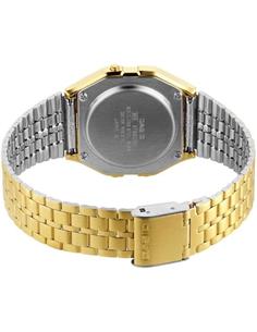 CASIO COLECCION LA680WEGA-1ER Reloj Digital, Acero Inox Dorado Fecha, Alarmas, Resistente al Agua
