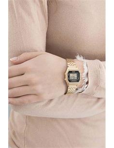 CASIO COLECCION LA680WEGA-1ER Reloj Digital, Acero Inox Dorado Fecha, Alarmas, Resistente al Agua
