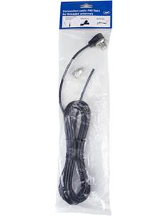 Soporte Para Antena Roscada PL259 Con Cable 4Mtrs PNI T601+ racod macho suelto