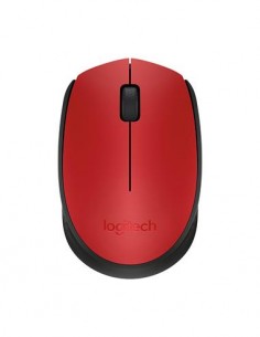 LOGITECH M171 Raton Inalambrico Rojo