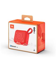 JBL Altavoz Portatil Bluetooth V 5.3 GO4 Rojo 7H Resistente al Agua