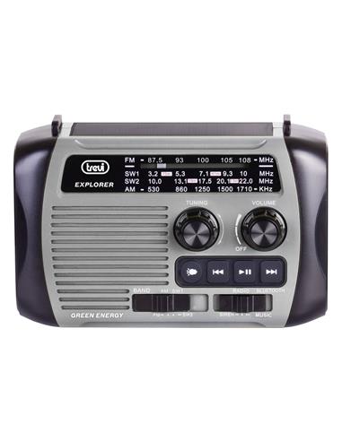 Trevi RADIO PORTATILE DINAMO E SOLARE USB MICRO SD WIRELESS E POWERBANK RA 7F30 BT GRIGIO Trevi RADIO PORTATILE DINAMO E SOLARE USB MICRO SD WIRELESS E POWERBANK RA 7F30 BT GRIGIO