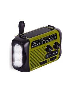 TREVI Radio Solar Con Dymo EXPLORER AM/FM/SW Con Bluetooth+Micro Sd RA7F30 BT Verde