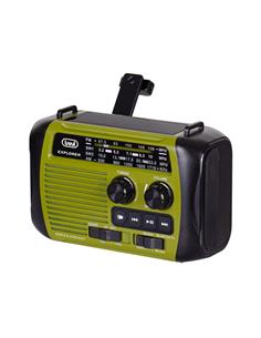 TREVI Radio Solar Con Dymo EXPLORER AM/FM/SW Con Bluetooth+Micro Sd RA7F30 BT Verde