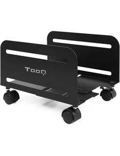 TOOQ Soporte Para CPU COn Ruedas Metal UMCS0004-B Negro