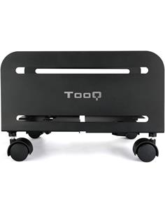 TOOQ Soporte Para CPU COn Ruedas Metal UMCS0004-B Negro