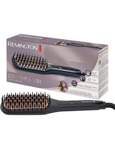 REMINGTON Cepillo Alisador 2 En 1 CB7400 Cerdas de Ceramica, 3 Niveles de Temperatura,Apagado Autom.