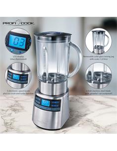 PROFICOOK Batidora De Vaso Cristal 1.8L 1200W PC-UM 1006