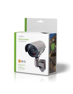NEDIS Camara de Seguridad Falsa Tipo Bullet Con Indicador Led DUMCB40GY