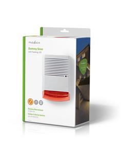 NEDIS Sirena De Seguridad Falsa Con Led A Pilas DUMSS20WT