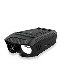 NEDIS Camara Para Ciclista 3 En 1 Con Linterna y Timbre/ Full HD CCAM100BK