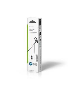 NEDIS Auricular PC Mono Con Usb/TIpo C CHSTUM210BK