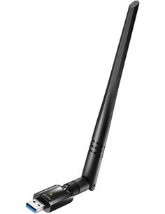 CUDY Adaptador Wifi Con Antena 5dbi AC1300 3.0 Negro WU1400