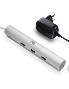 WOXTER Hub 7 Puertos Usb 3.0 Aluminio Con Alimentador