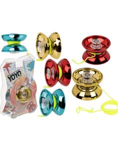 OUT OF THE BLUE Yoyo Metalico Transparente Colores Surtidos 59/2169