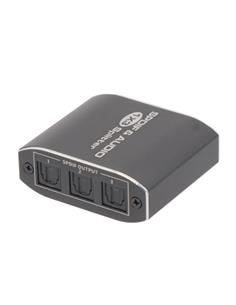 EUROCONNEX Splitter Toslink 1 Entrada 3 Salidas AV17