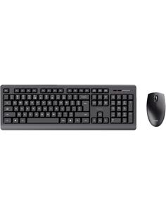 TRUST Teclado + Raton Inalambrico PRIMO Negro