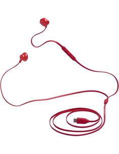 JBL Auricular Estereo Conector Tipo C Tune 305C Rojo