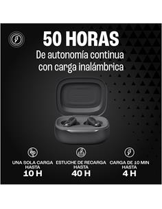 JBLAuricular Bluetooth LIVE FLEX 3 Negro 6 Microfon Cancelacion de Ruido Smart Estuche de Carga 50H