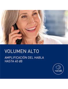 PANASONIC Telefono Inalambrico Amplificado KX-TGM420 Negro Con Contestador Automatico Voll Alto 40DB