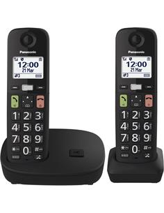 PANASONIC Telefono Inalambrico Duo KX-TGU112 Negro Teclas Grandes