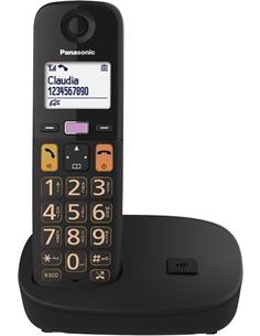 PANASONIC Telefono Inalambrico Duo KX-TGU112 Negro Teclas Grandes