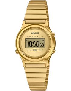 CASIO COLECCCION LA700WEG-9AEF Reloj Digital Dorado Redondo Fecha Cronometro,Temprorizador