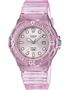 CASIOCOLECCION LRW-200HS-4EVEF Reloj Analogico Rosa Transparent Fecha,Resist al Agua,Correa Resi
