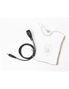 JETFON Micro Auricular BR-1723/TC Con Soporte Oreja Negro Para Kenwood PKT23