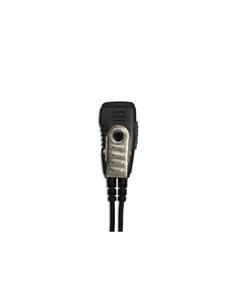 KOMUNICA Micro Auricular PWR-GES-TPH900 Con Cable Rizado Negro Compatible Airbus TPH900