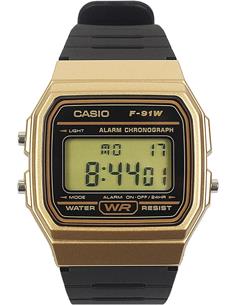 CASIO COLECCION F-91WM-9ADF Reloj Digital, Alarma, Calendario, Correa Resina Negra,