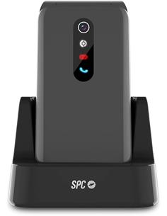 SPC Telefono Movil STELLA 2 2323T Titanium Dual Sim,Teclas Grandes,Boton SOS,Radio Fm, Camara,Linter