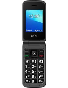 SPC Telefono Movil STELLA 2 2323T Titanium Dual Sim,Teclas Grandes,Boton SOS,Radio Fm, Camara,Linter